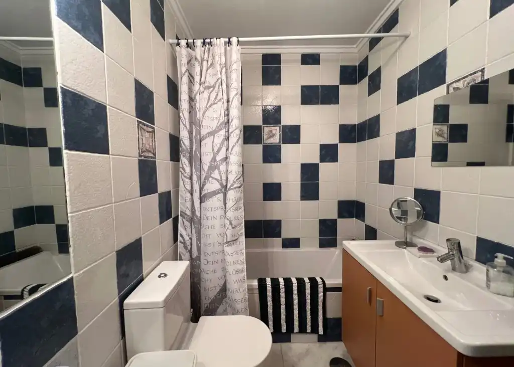 Bany de Casa o xalet en venda en Alicante / Alacant amb Aire condicionat, Calefacció i Jardí privat