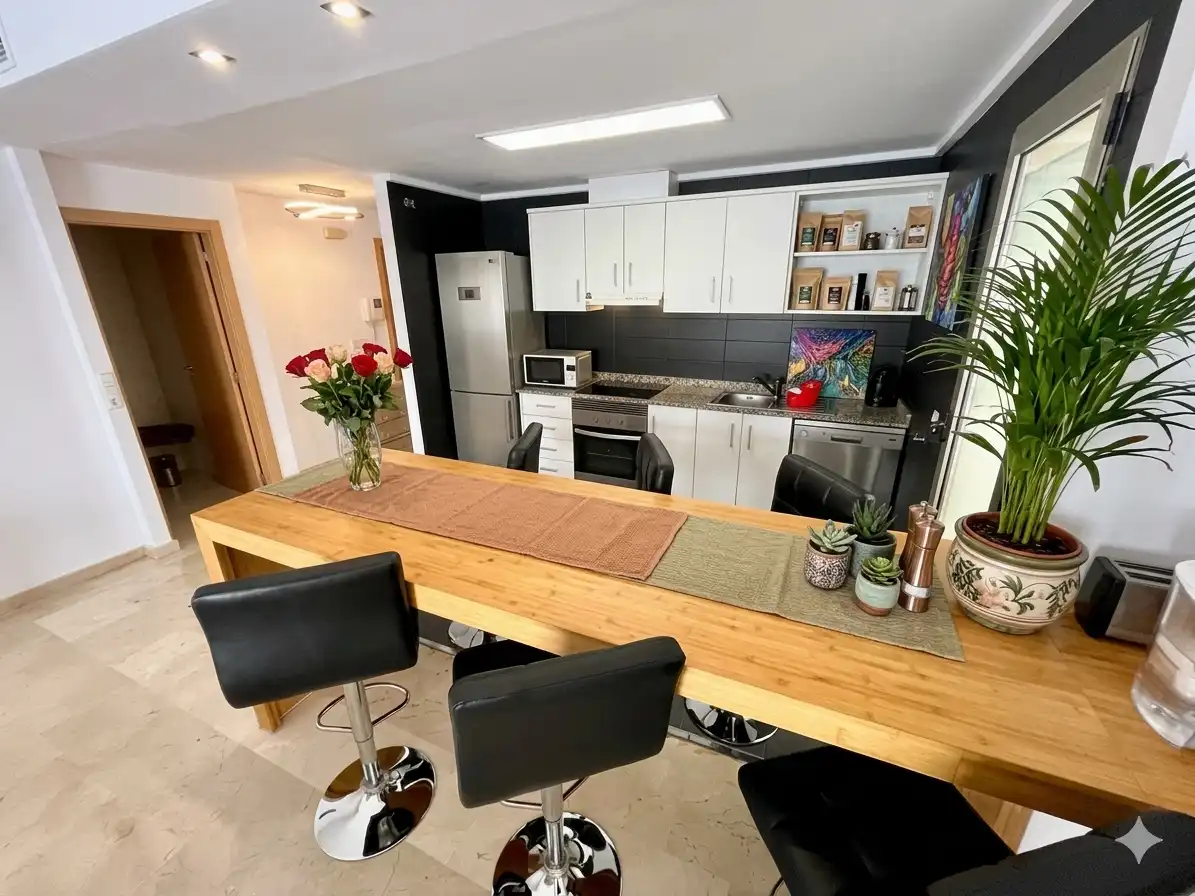 Kitchen of Apartments for rent in Altea  with Air Conditioner, Heating and Terrace