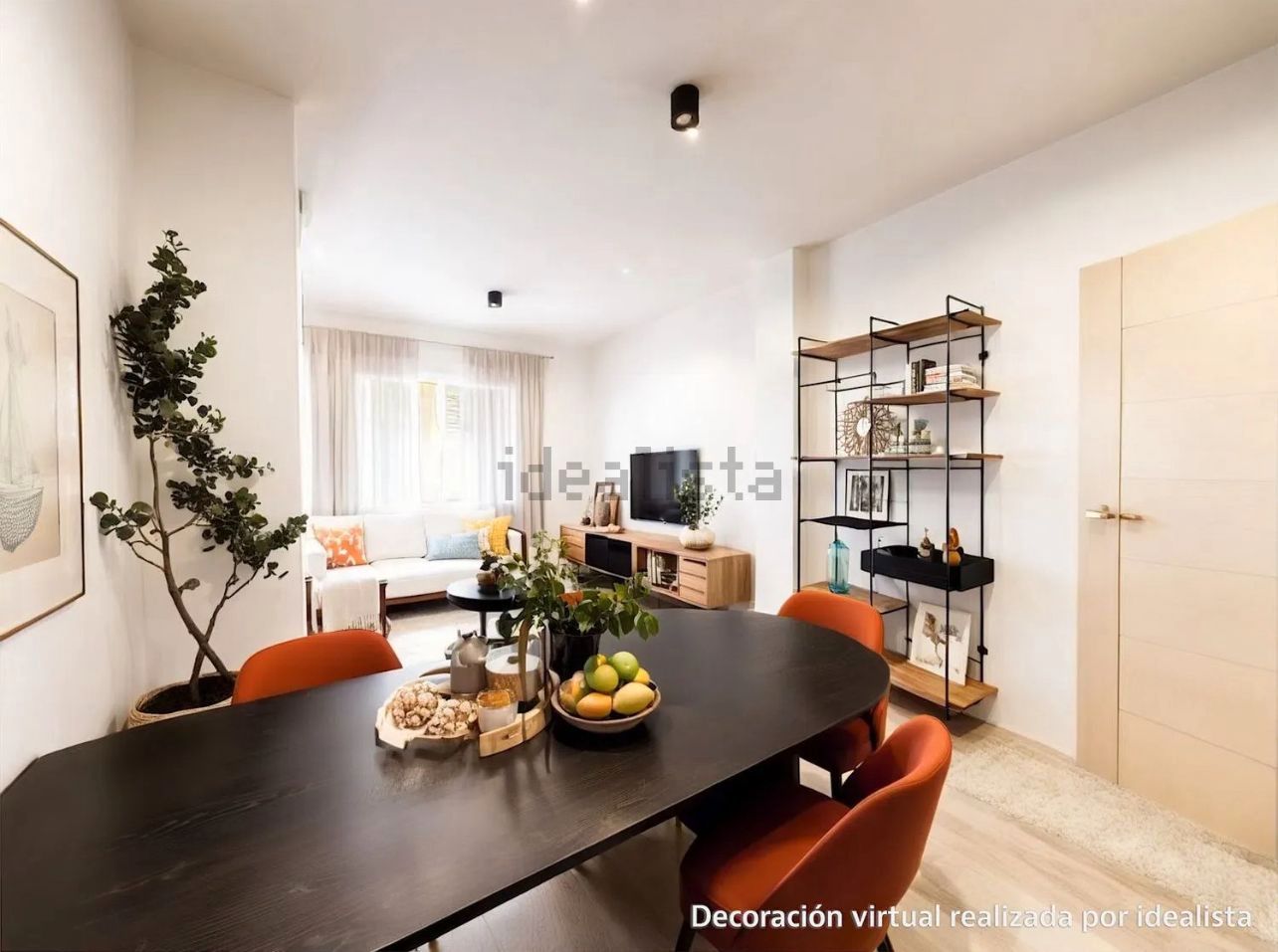 Living room of Flat for sale in El Ejido  with Furnished and Balcony