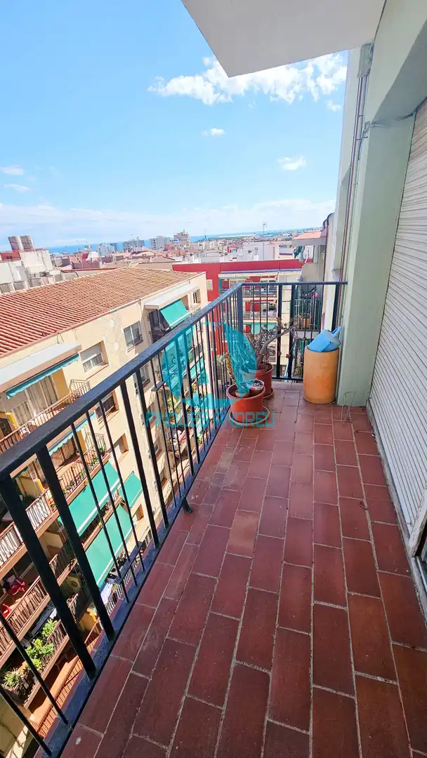Balcony of Flat for sale in Mataró