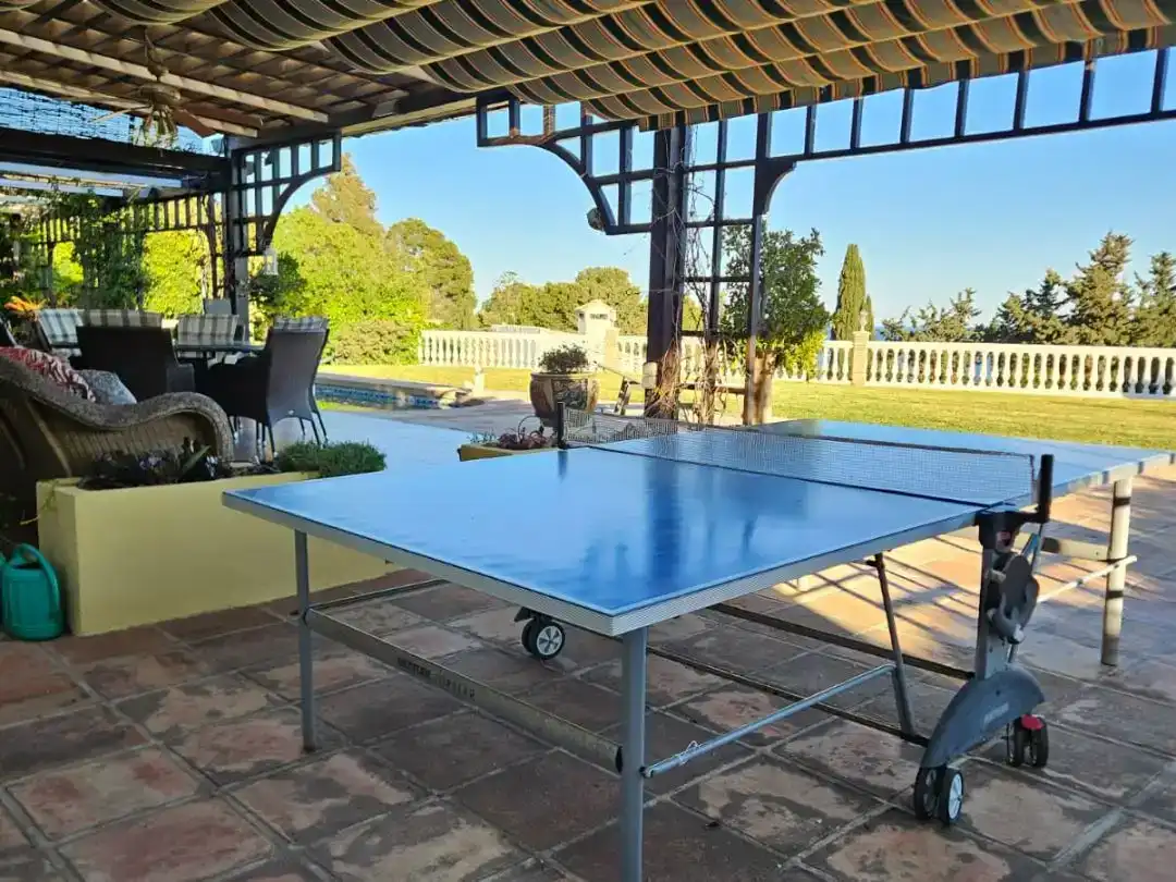 Terrasse von Wohnung zur Miete in Mijas mit Klimaanlage, Privatgarten und Parkett