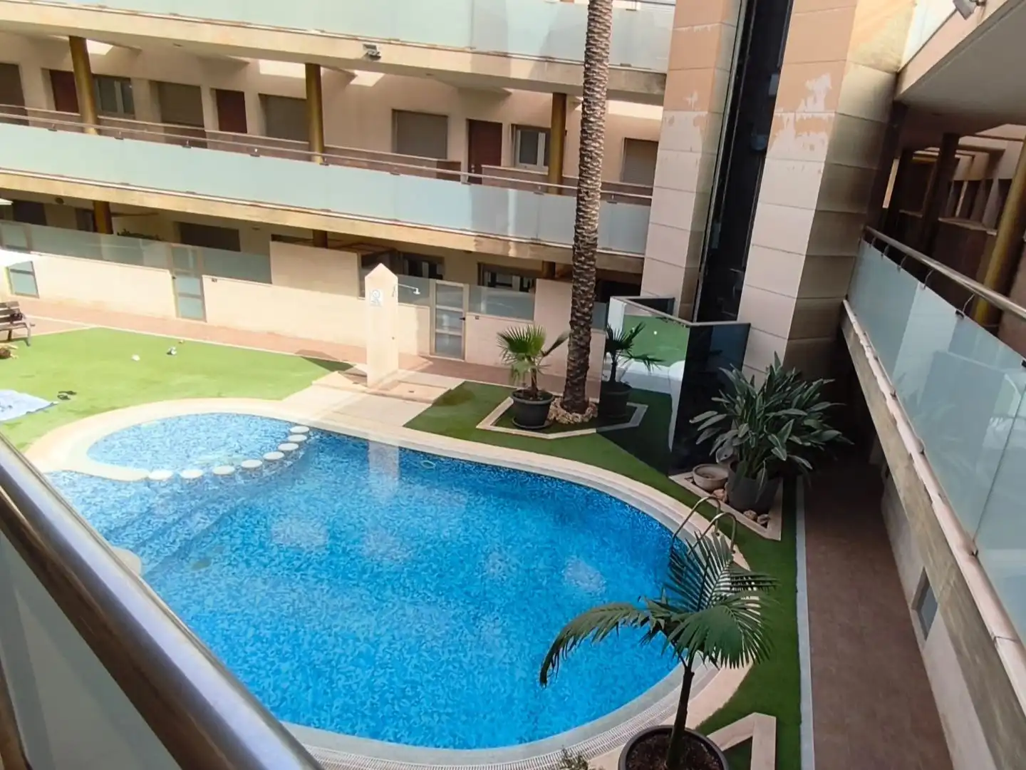Piscina de Casa o xalet en venda en Pilar de la Horadada amb Aire condicionat, Terrassa i Piscina