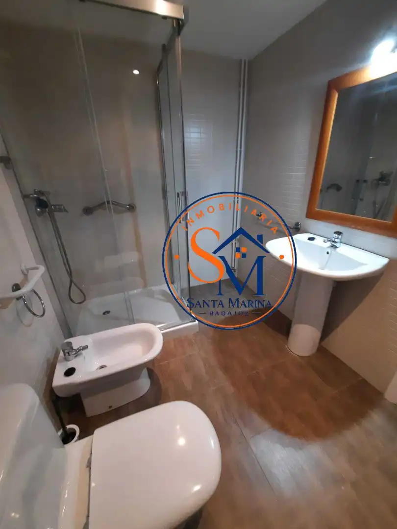 Bany de Apartament de lloguer en Badajoz amb Aire condicionat i Calefacció