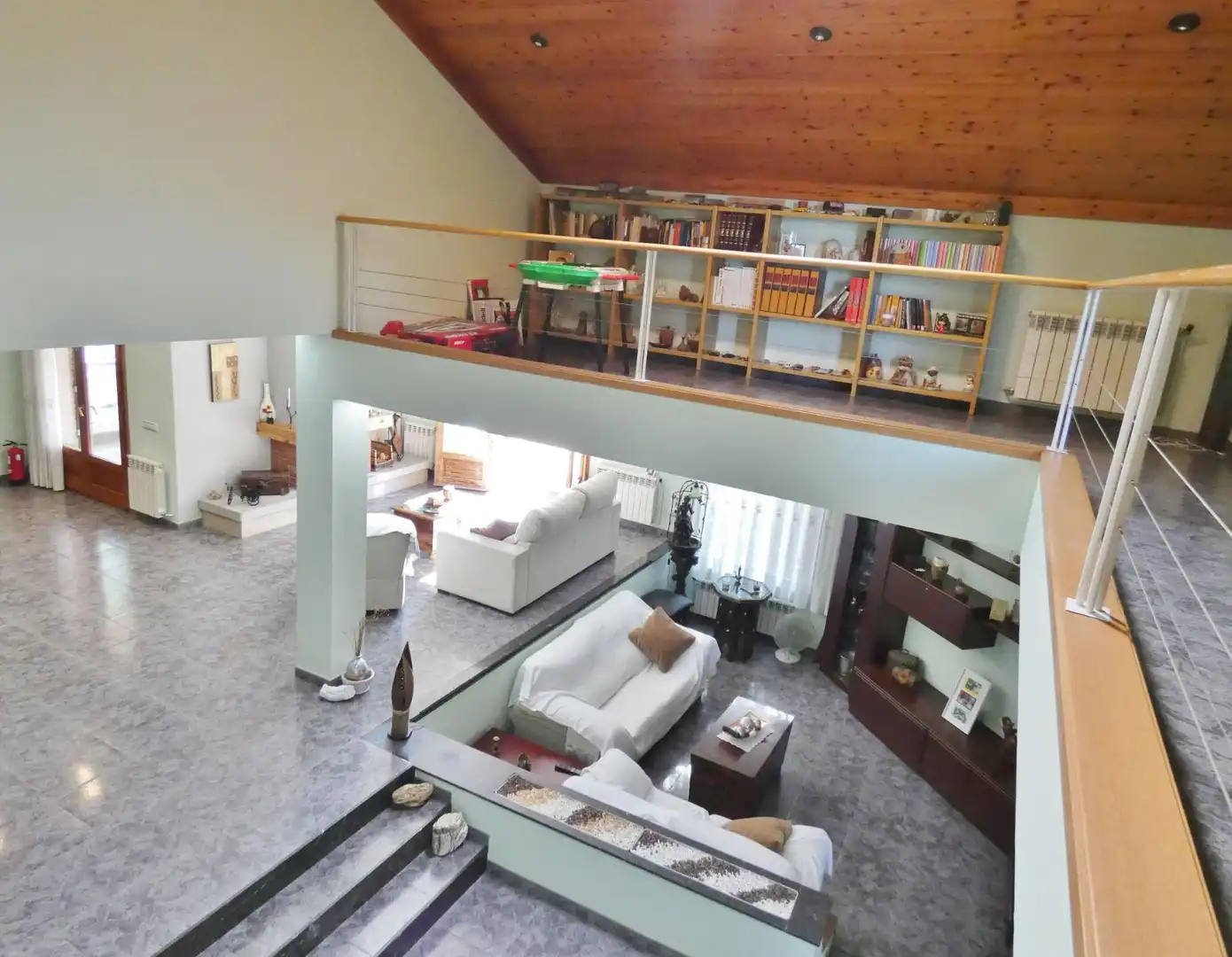 Sala d'estar de Casa o xalet en venda en Castellar del Vallès amb Balcó