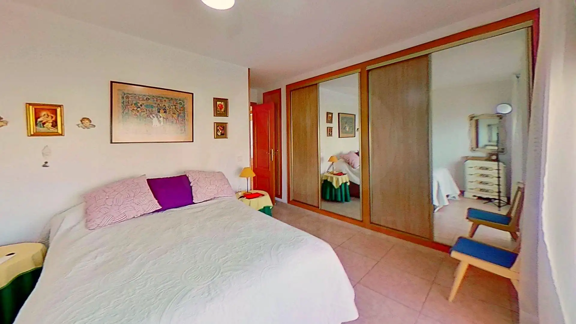 Bedroom of Flat for sale in El Campello  with Heating, Terrace and Swimming Pool