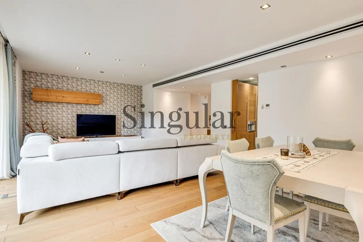 Sala de estar de Piso en venta en Barcelona con Aire acondicionado, Calefacción y Terraza