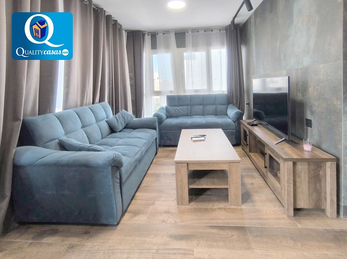 Living room of Apartment for sale in Alicante / Alacant  with Air Conditioner, Heating and Balcony