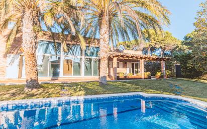 Garden of House or chalet for sale in Sant Pol de Mar  with Air Conditioner, Private garden and Swimming Pool