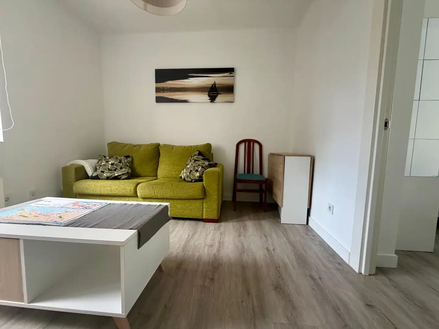 Sala de estar de Piso de alquiler en Santander con Calefacción, Terraza y Amueblado
