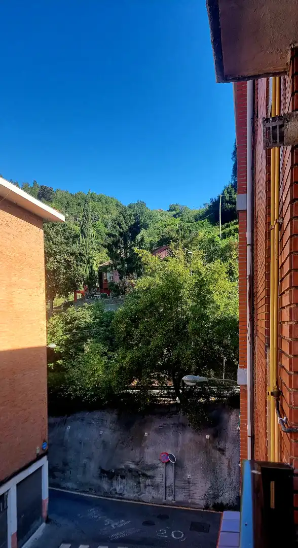 Vista exterior de Pis en venda en Bilbao  amb Calefacció, Parquet i Terrassa