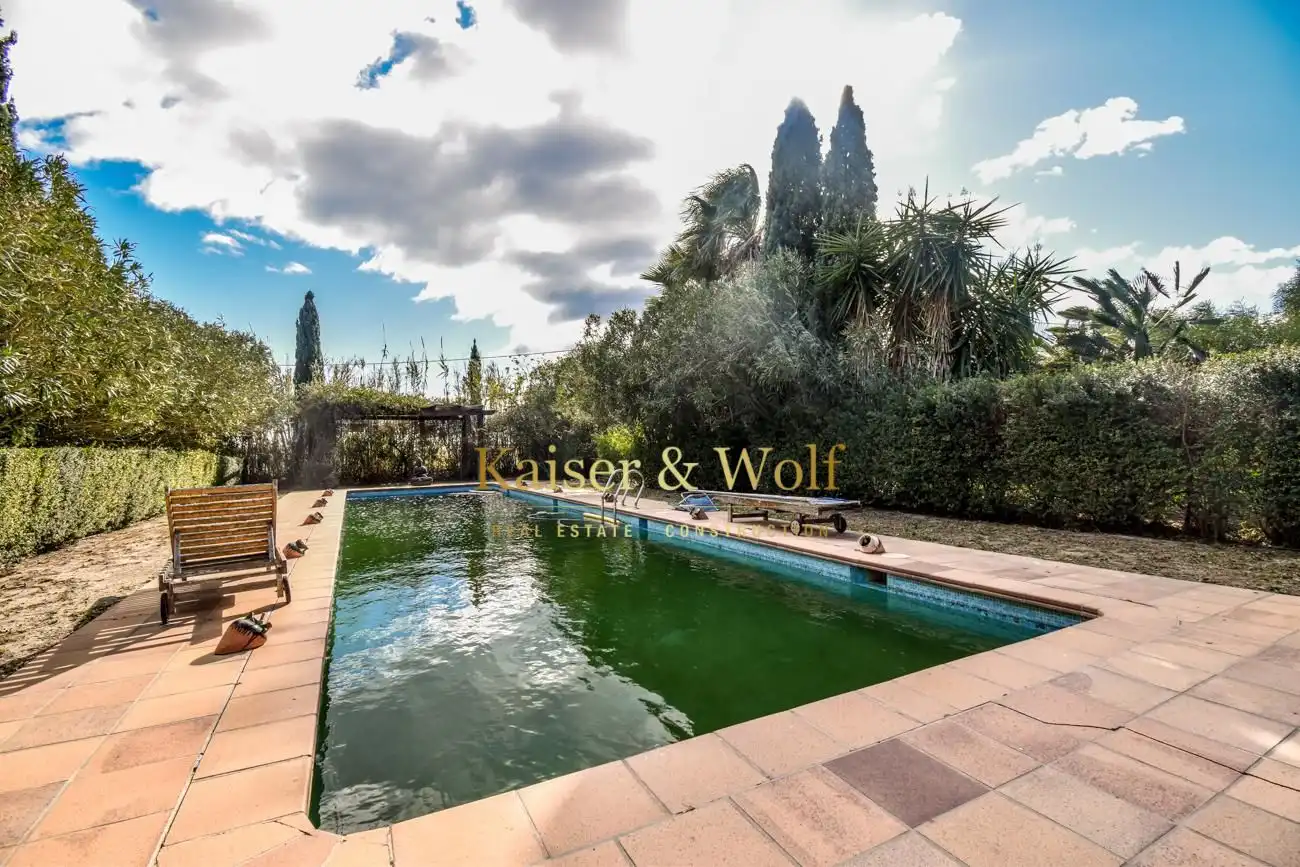 Schwimmbecken von Country house zum Verkauf in Elche / Elx mit Klimaanlage, Privatgarten und Terrasse