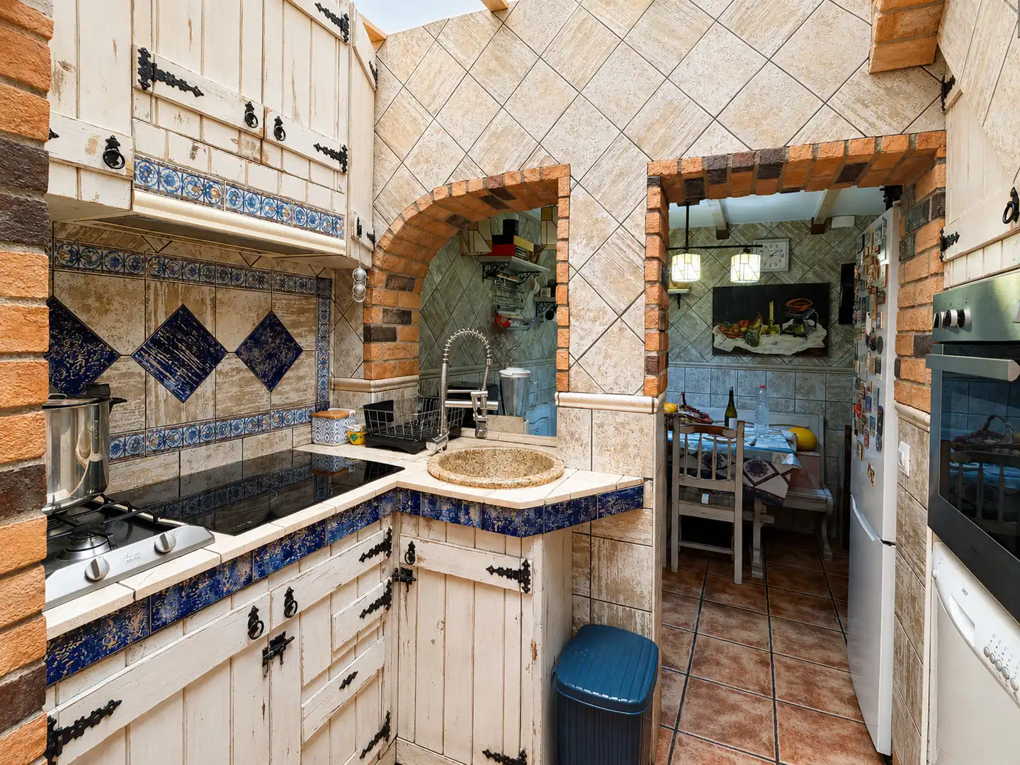 Kitchen of Houses for sale in Málaga  with Air Conditioner, Heating and Terrace