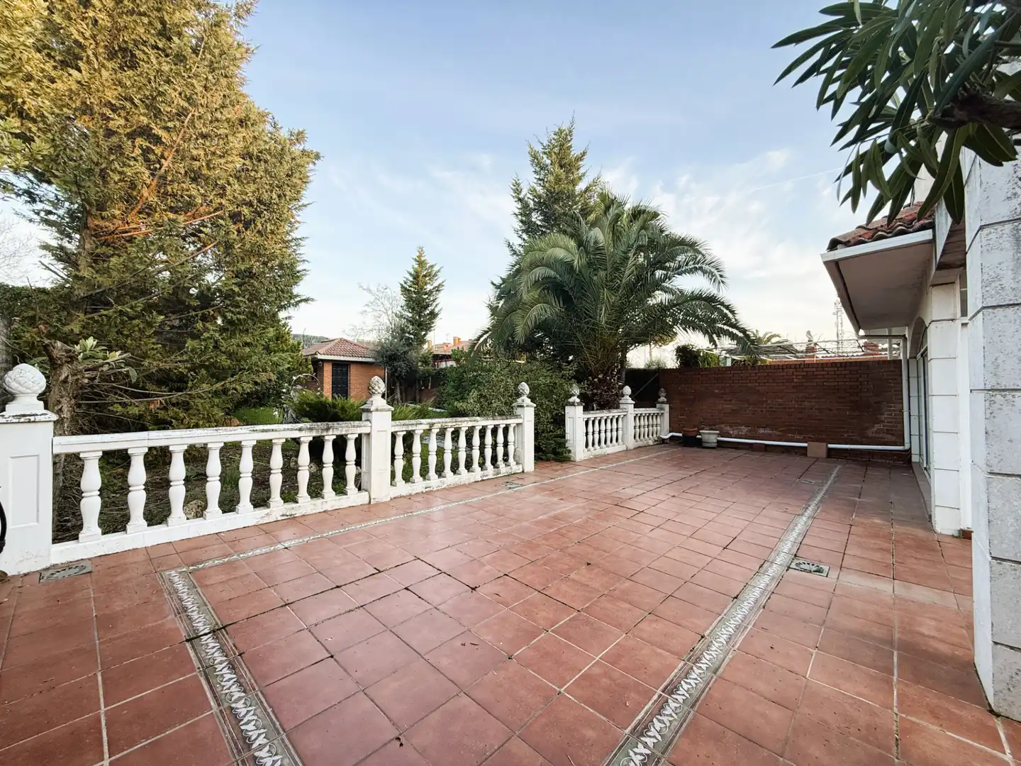 Terrassa de Casa adosada en venda en Coslada amb Calefacció, Jardí privat i Terrassa