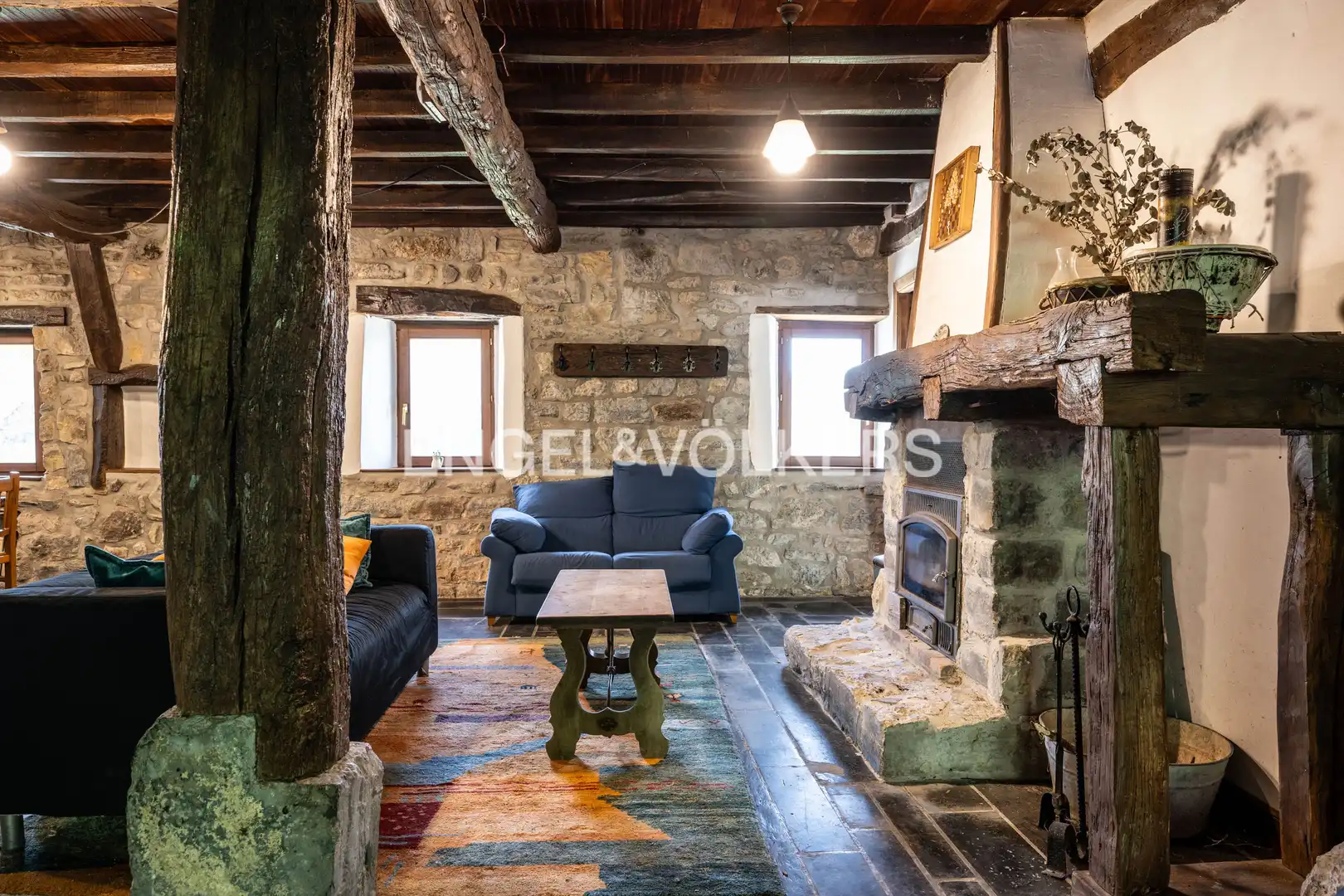 Sala de estar de Casa o chalet en venta en Errezil con Calefacción, Jardín privado y Terraza