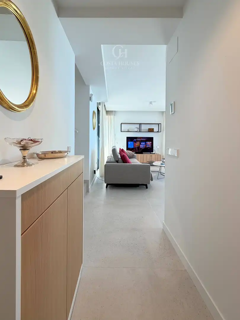 Sala de estar de Ático en venta en Dénia con Aire acondicionado, Calefacción y Jardín privado
