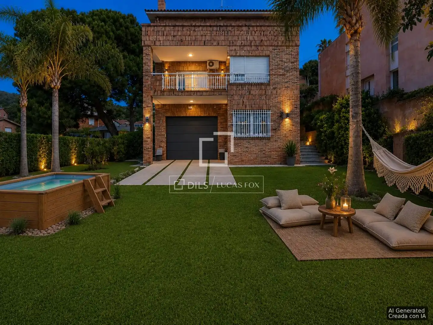 Terraza de Casa o chalet en venta en Sant Just Desvern con Aire acondicionado, Jardín privado y Terraza