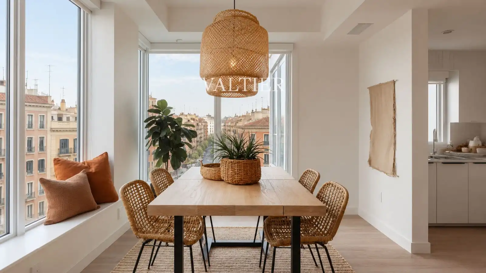Dining room of Attic for sale in Madrid  with Air Conditioner, Terrace and Furnished