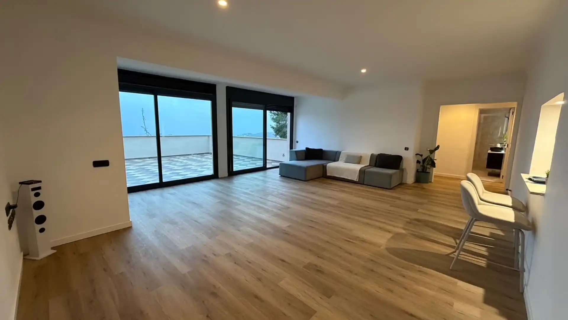 Sala de estar de Casa o chalet en venta en Sant Cebrià de Vallalta con Calefacción, Jardín privado y Parquet