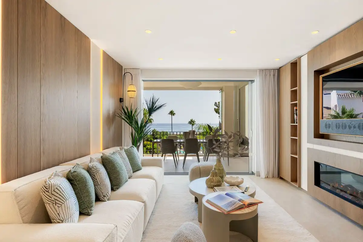 Living room of Apartments for sale in Estepona  with Air Conditioner, Terrace and Storage room