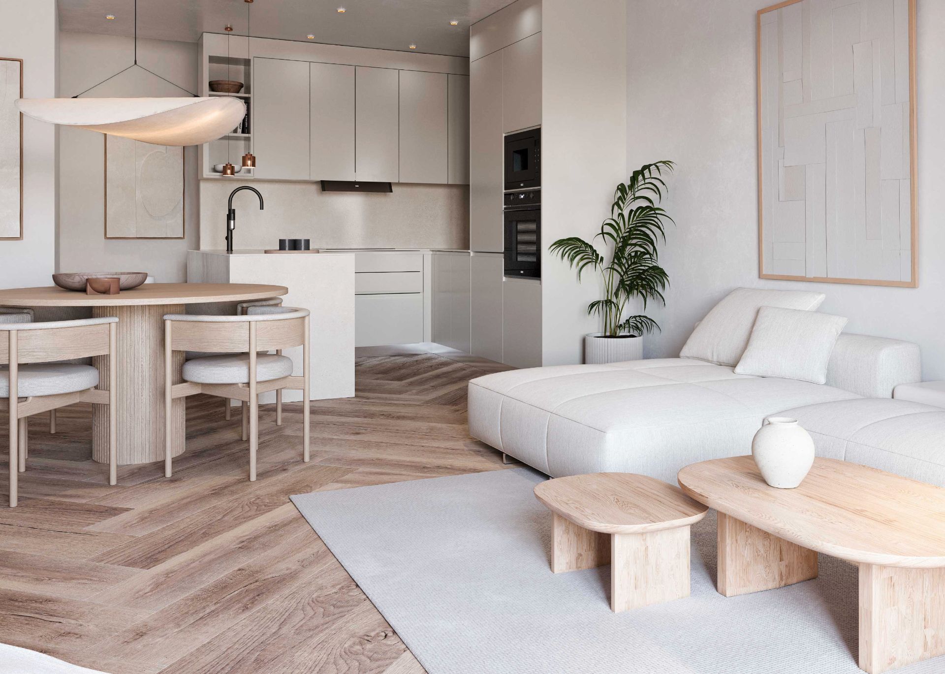 Living room of Flat for sale in Cabrils  with Air Conditioner, Heating and Parquet flooring