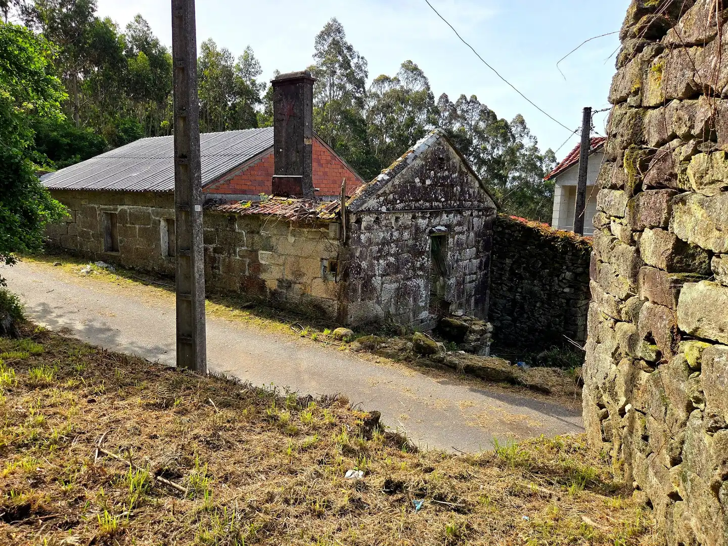 Vista exterior de Finca rústica en venta en Meis con Jardín privado y Terraza