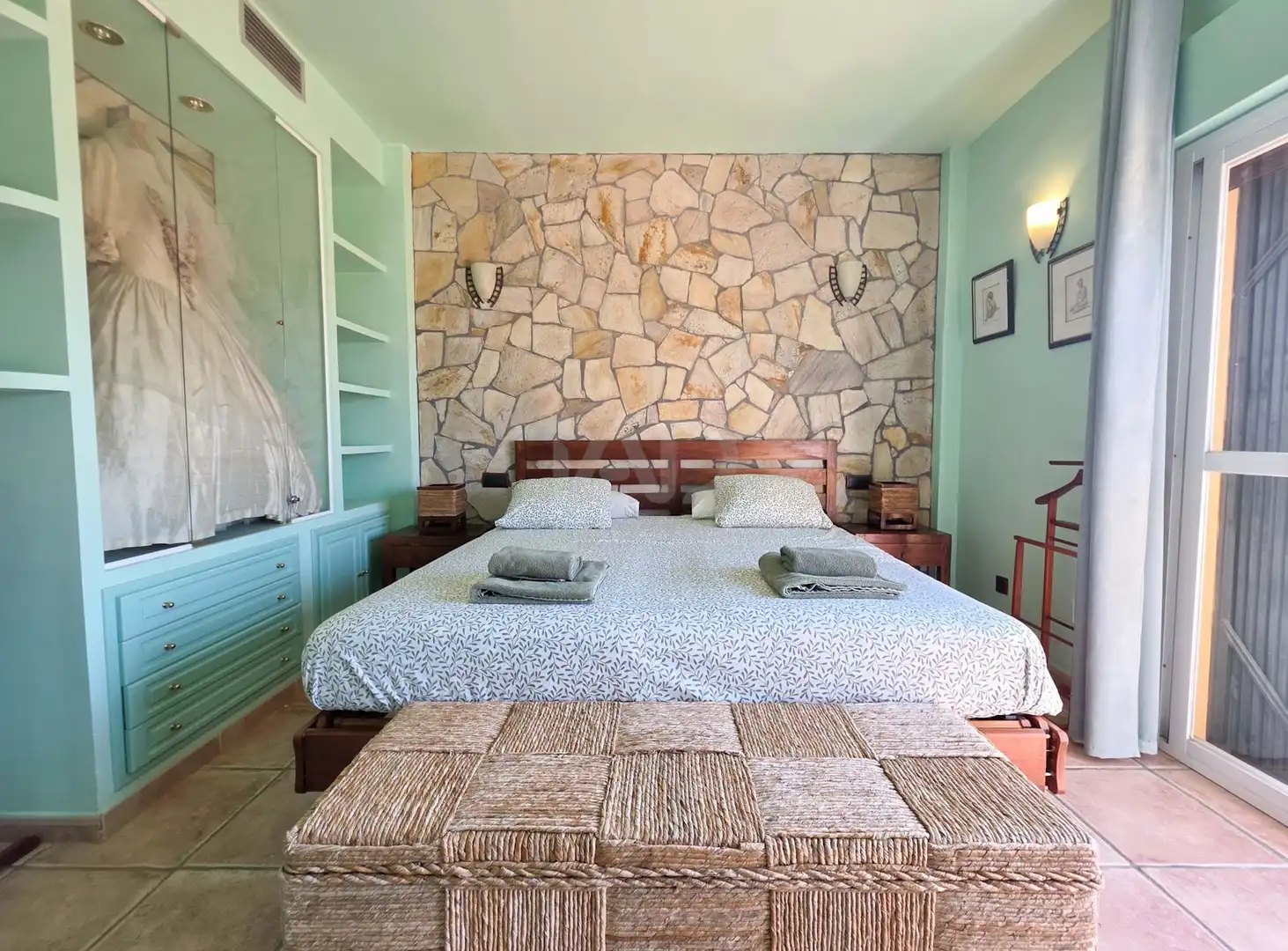 Schlafzimmer von Dachboden zum Verkauf in Málaga mit Klimaanlage, Heizung und Terrasse