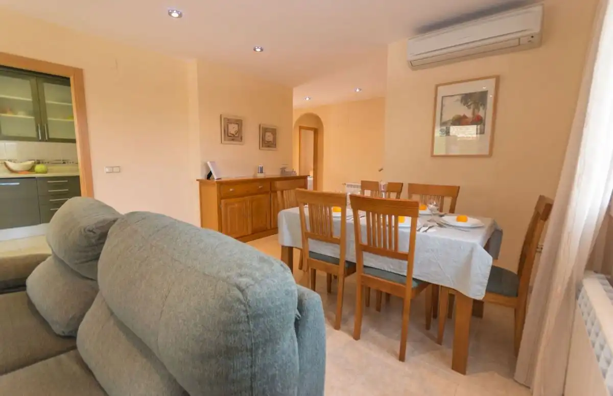 Comedor de Casa o chalet en venta en L'Ampolla con Aire acondicionado, Jardín privado y Terraza