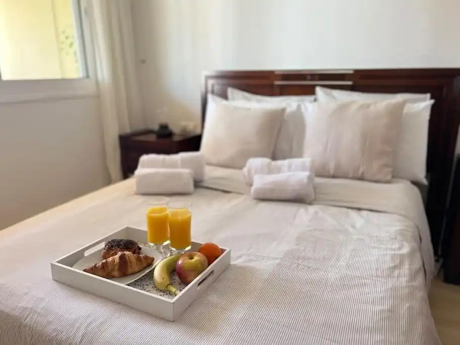 Bedroom of Flat for rent in Torremolinos  with Air Conditioner, Terrace and Furnished