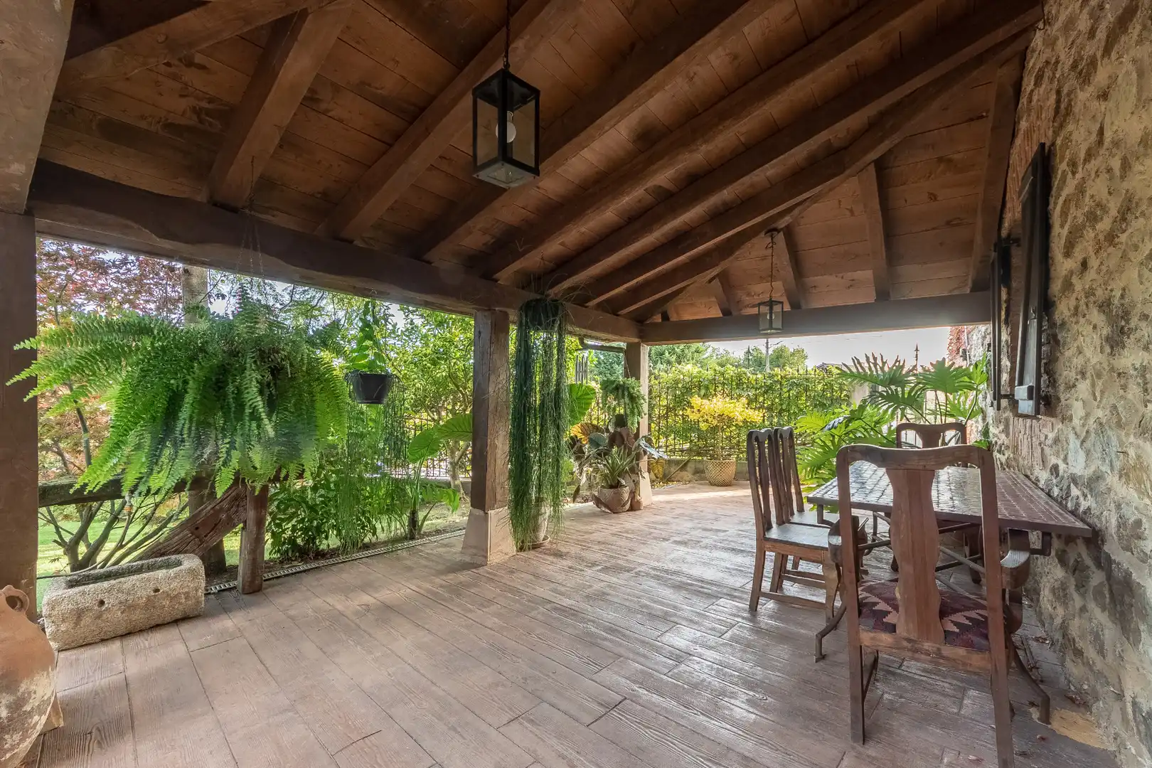 Terraza de Casa o chalet en venta en Galdames con Parquet, Trastero y Piscina