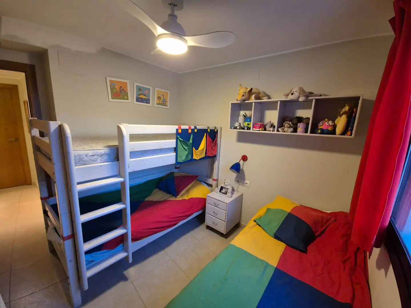 Schlafzimmer von Wohnung zur Miete in Dénia mit Klimaanlage, Heizung und Privatgarten