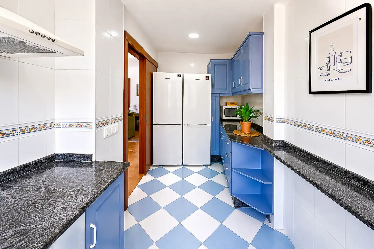 Cocina de Casa adosada en venta en Navajas con Aire acondicionado, Calefacción y Jardín privado