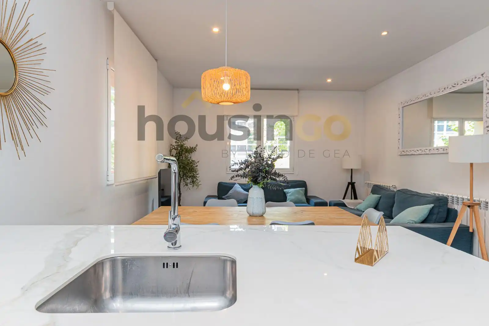 Kitchen of Flat for rent in Madrid  with Air Conditioner, Heating and Furnished