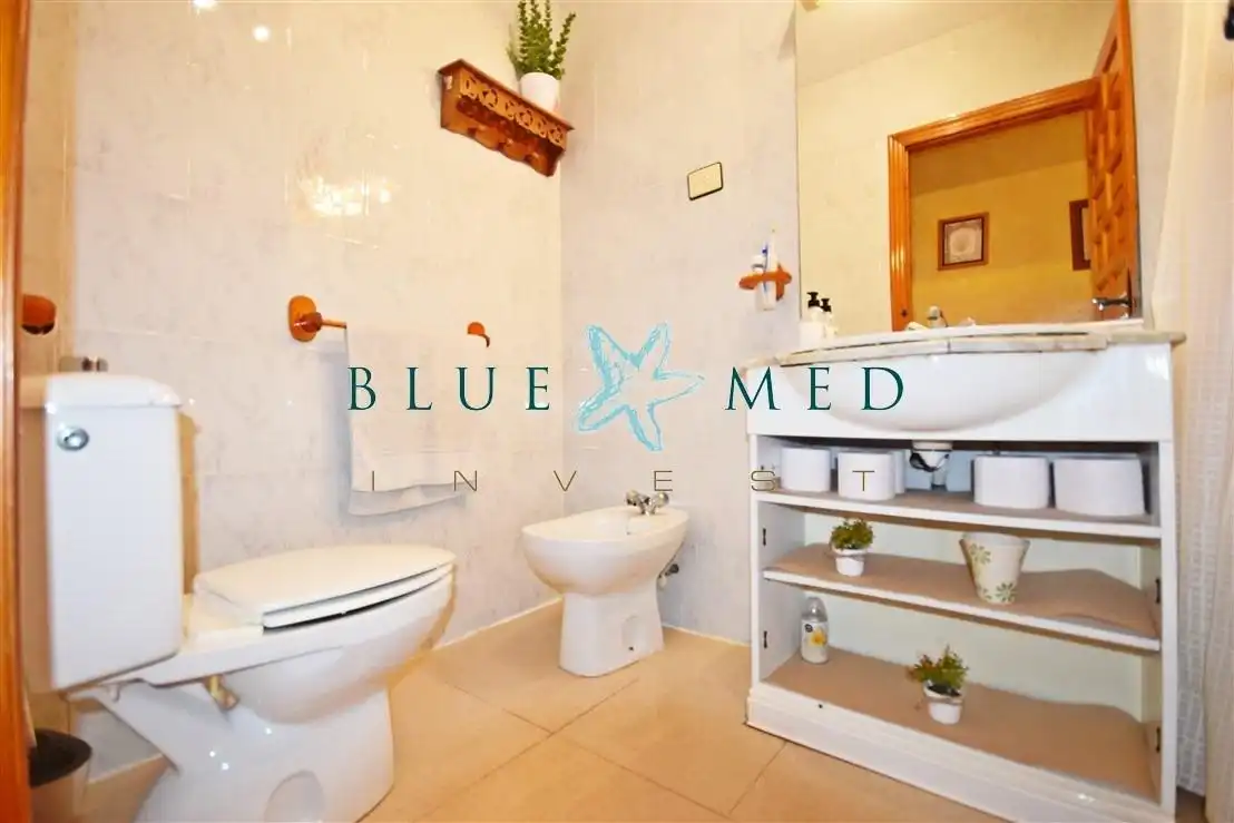 Baño de Apartamento en venta en Mazarrón con Aire acondicionado, Calefacción y Terraza