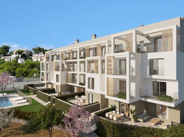 Appartement compact avec piscine à vendre à Palmanova