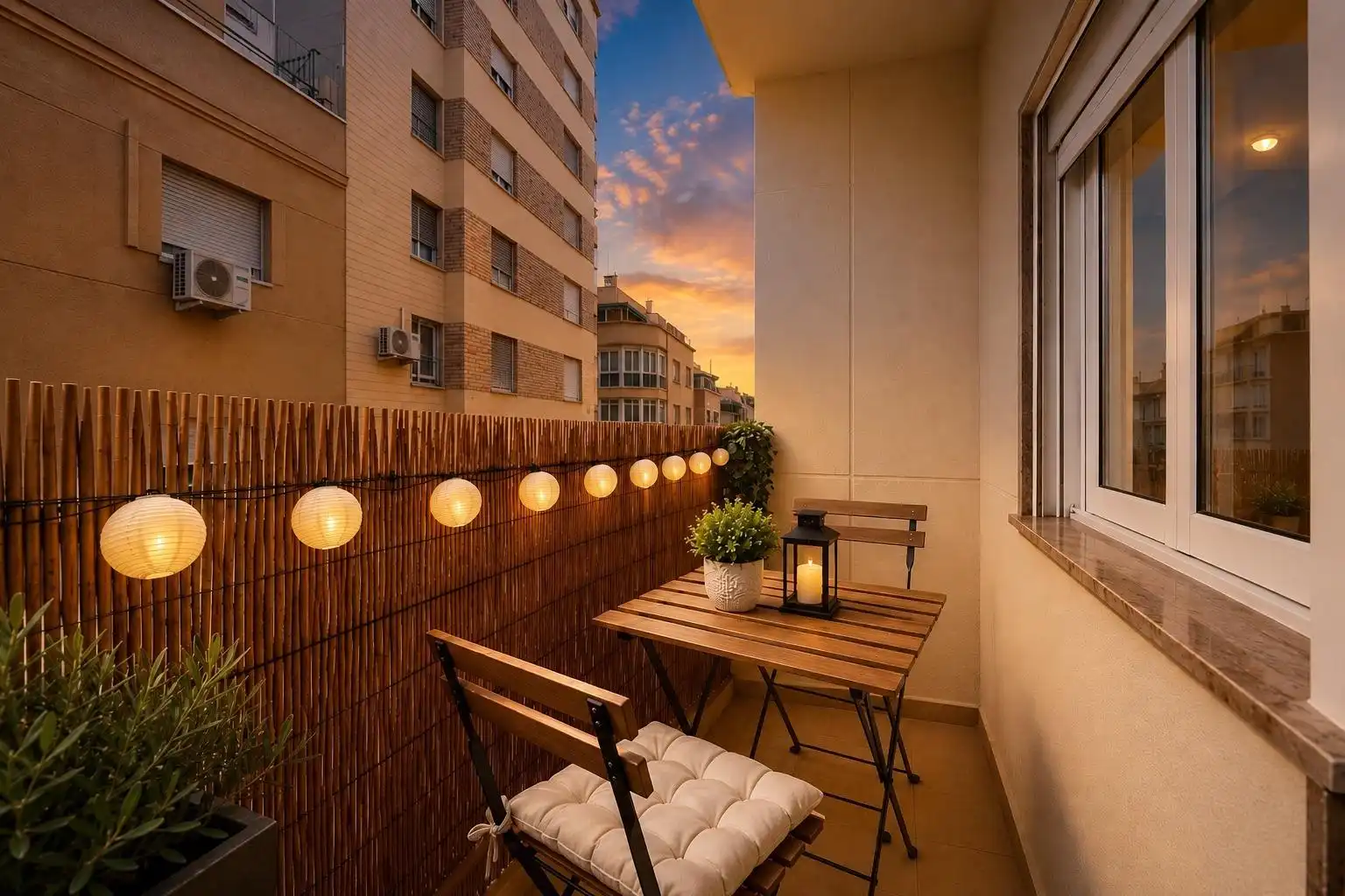 Terrassa de Apartament de lloguer en Almería amb Moblat i Balcó