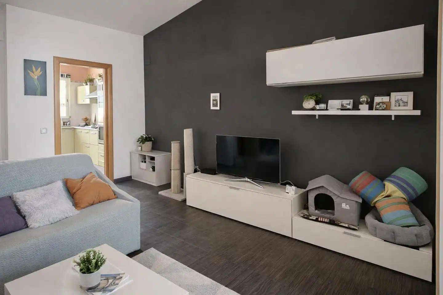 Sala d'estar de Pis en venda en Badalona