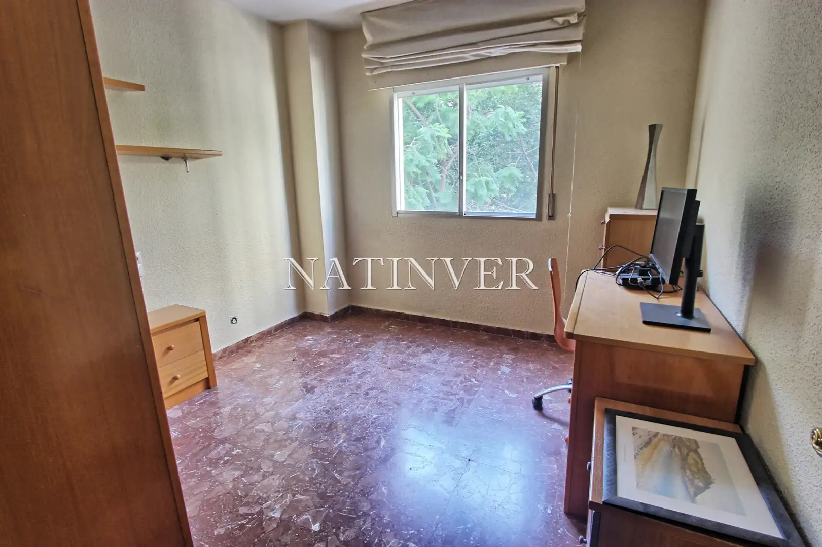 Bedroom of Flat for sale in Málaga  with Air Conditioner and Terrace