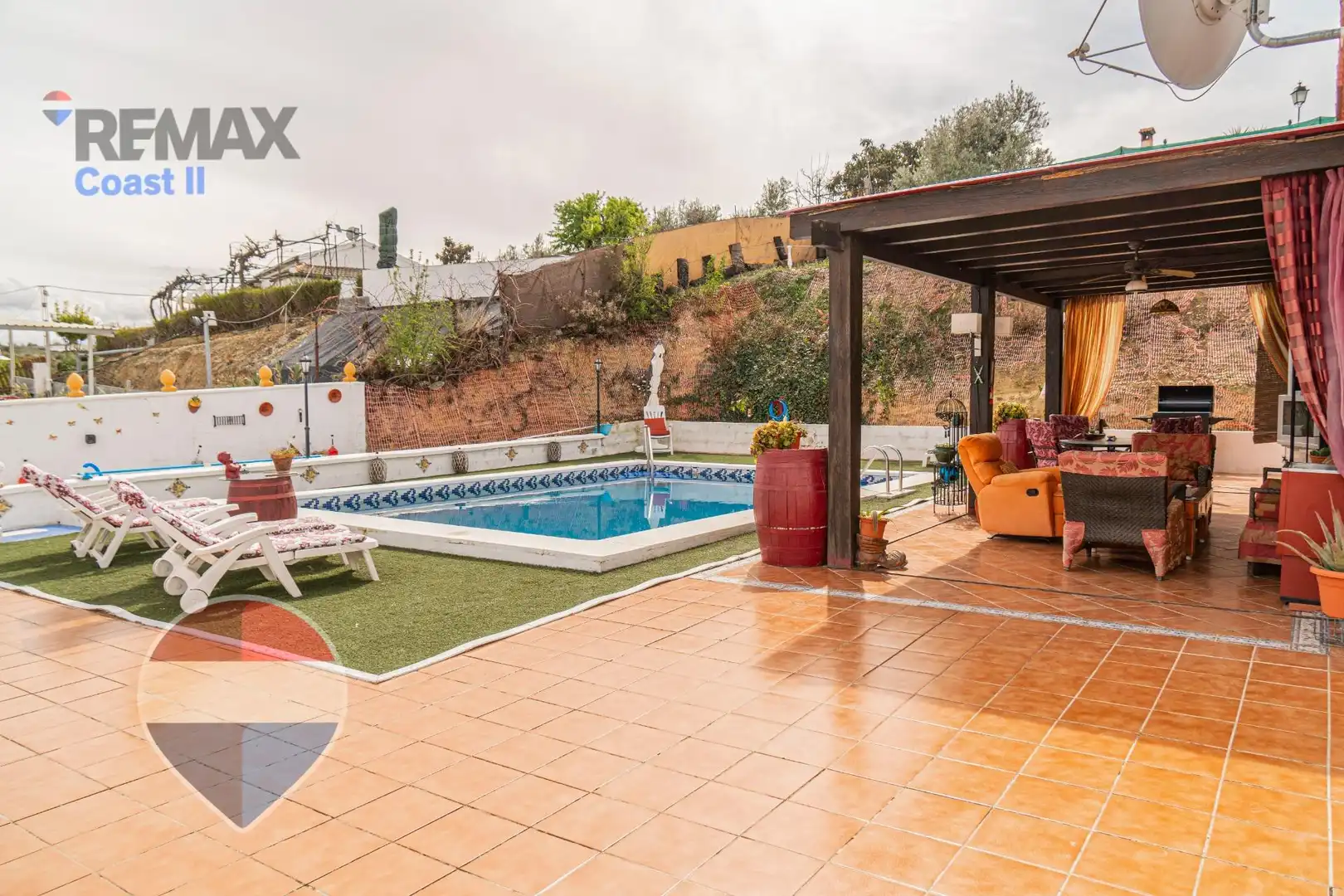 Jardín de Casa o chalet en venta en Moraleda de Zafayona con Aire acondicionado, Calefacción y Jardín privado