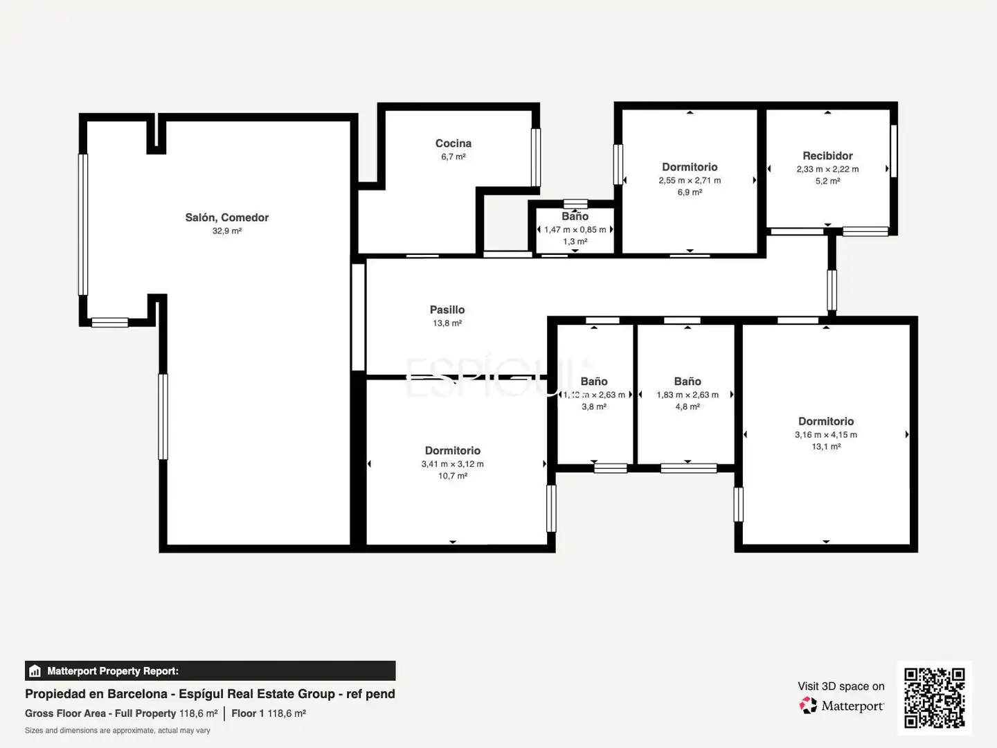 Piso en venta en Barcelona con Aire acondicionado, Calefacción y Parquet