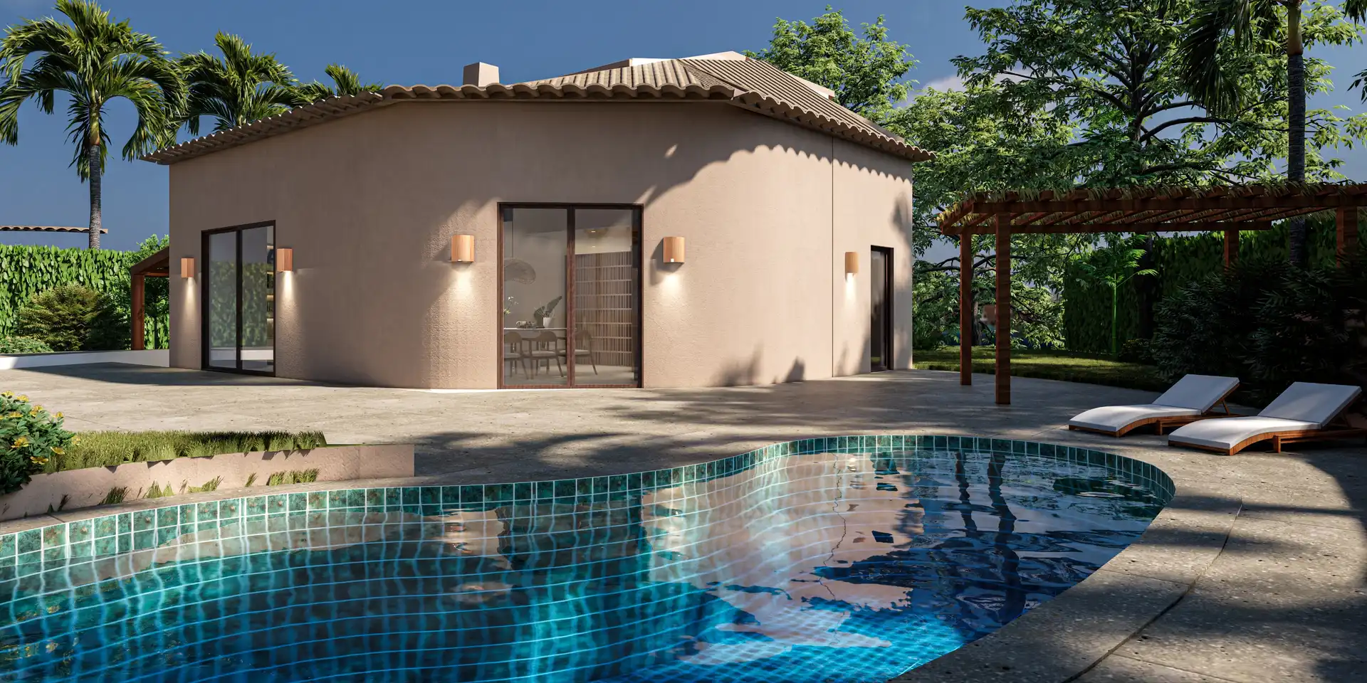 Piscina de Casa o xalet en venda en Partides comunes - Adsubia