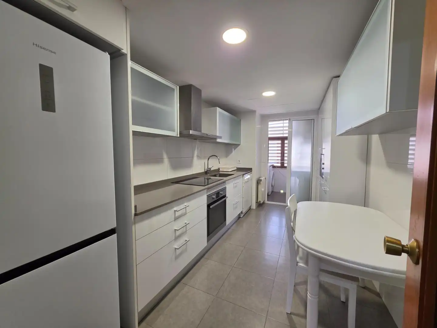 Kitchen of Flat for rent in Valencia  with Air Conditioner, Heating and Balcony