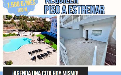 Exterior view of Flat to rent in Arona  with Furnished and Community pool