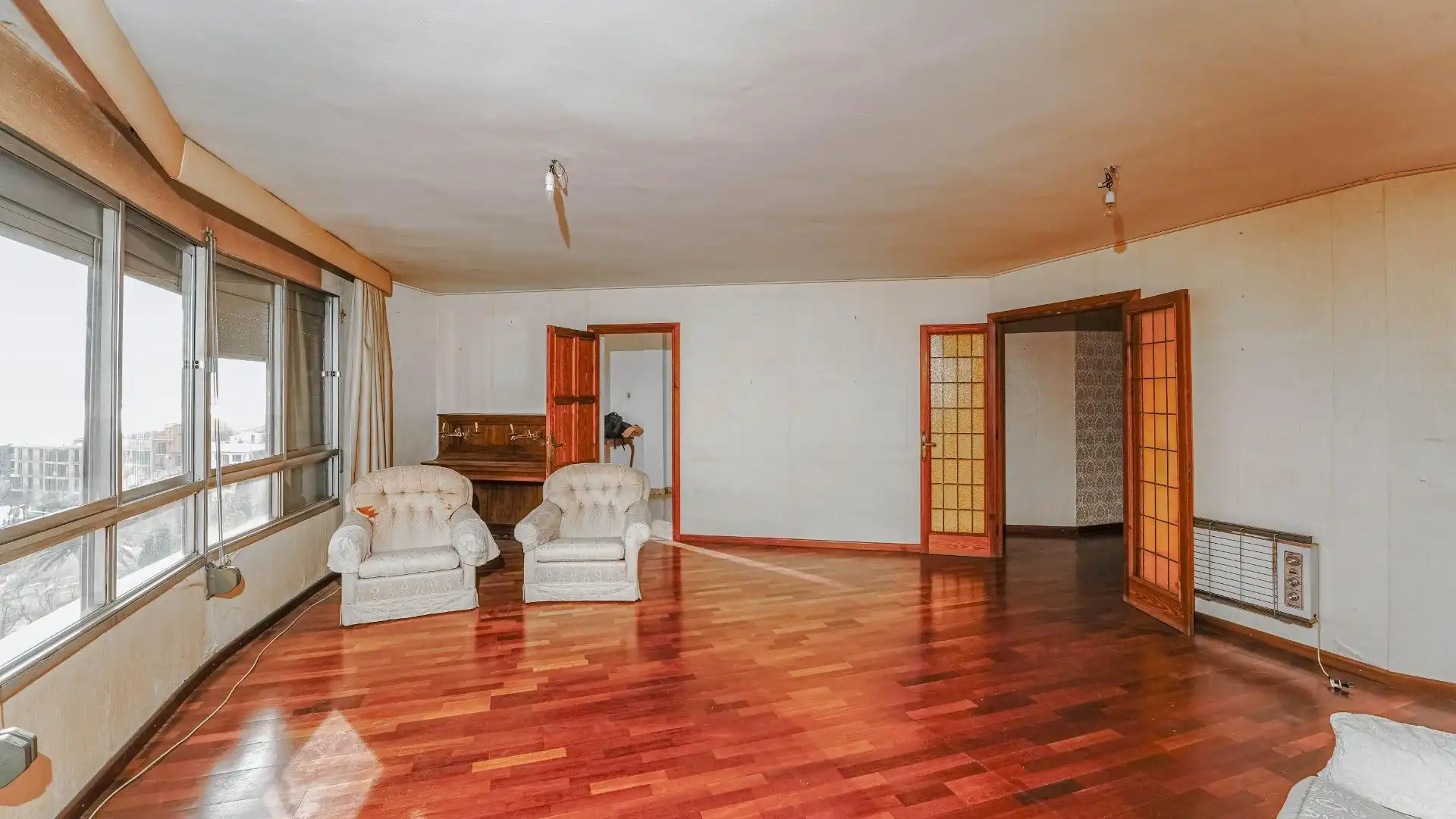 Wohnzimmer von Wohnung zum Verkauf in  Palma de Mallorca mit Parkett