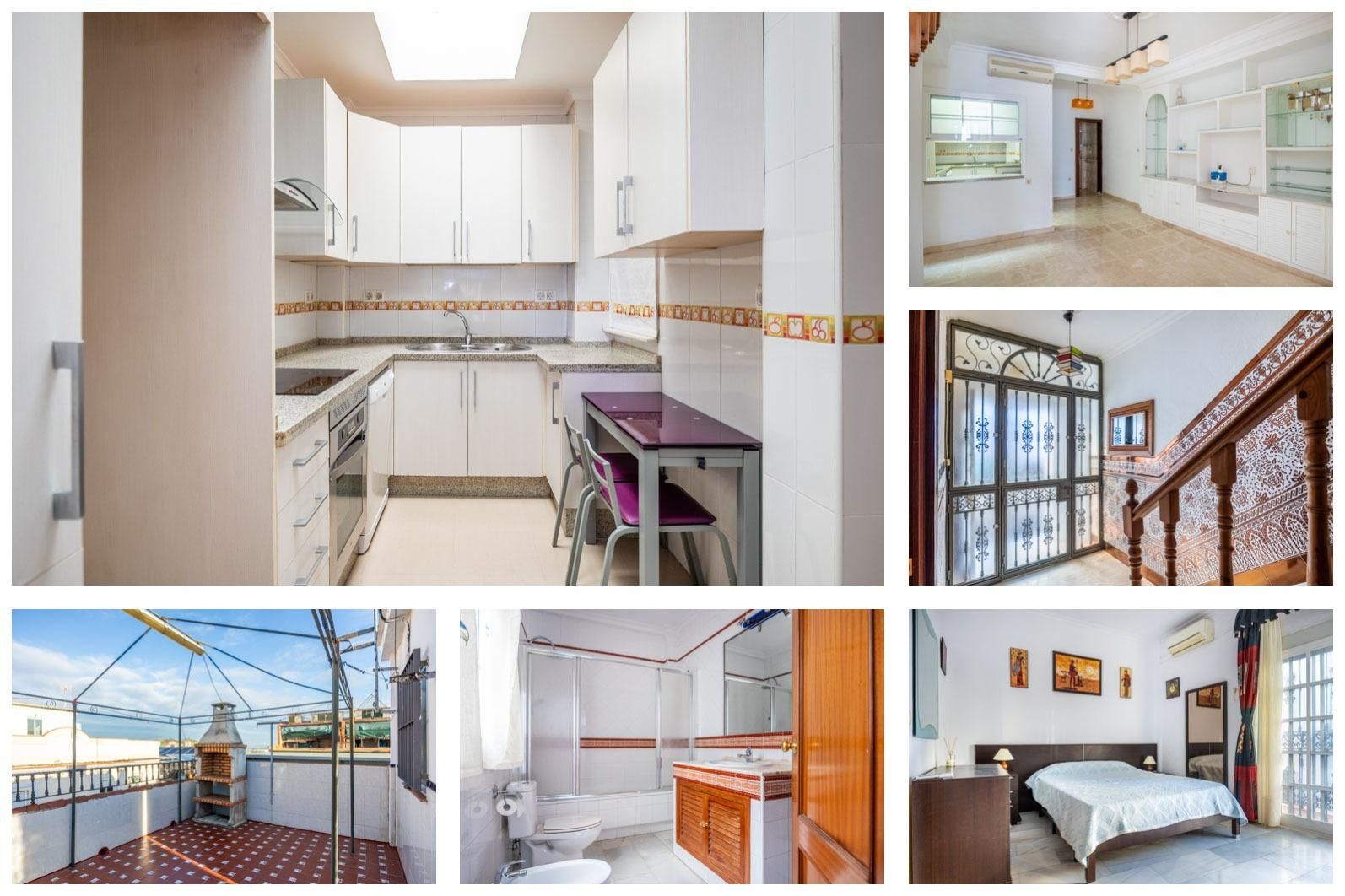 Vista exterior de Casa adosada en venda en Camas amb Terrassa i Traster