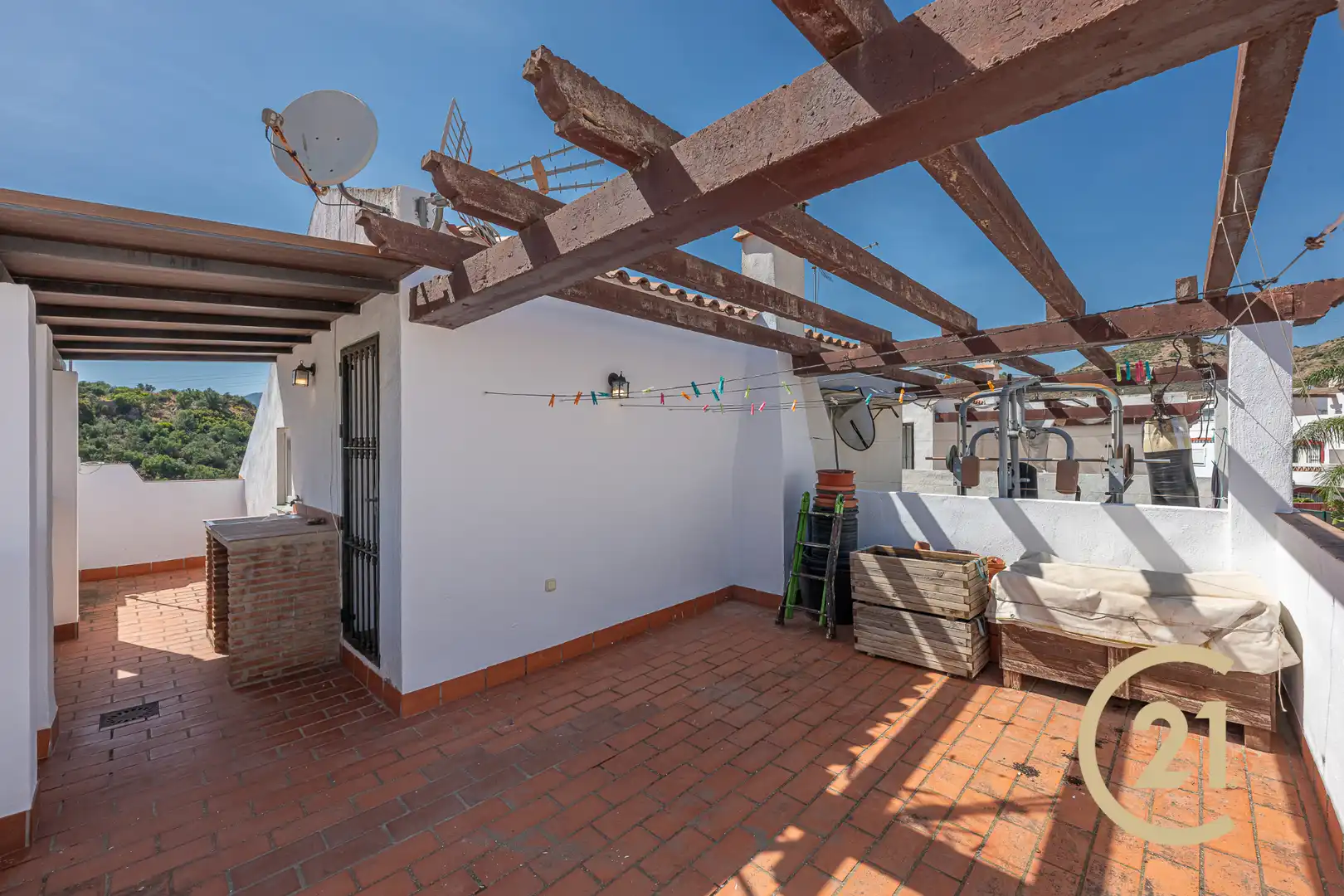 Terrassa de Casa adosada en venda en Marbella amb Aire condicionat, Jardí privat i Terrassa