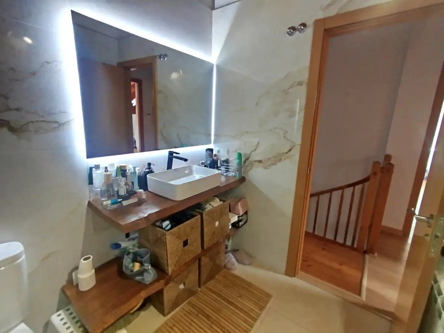 Bathroom of Flat for sale in Binéfar  with Air Conditioner, Heating and Balcony
