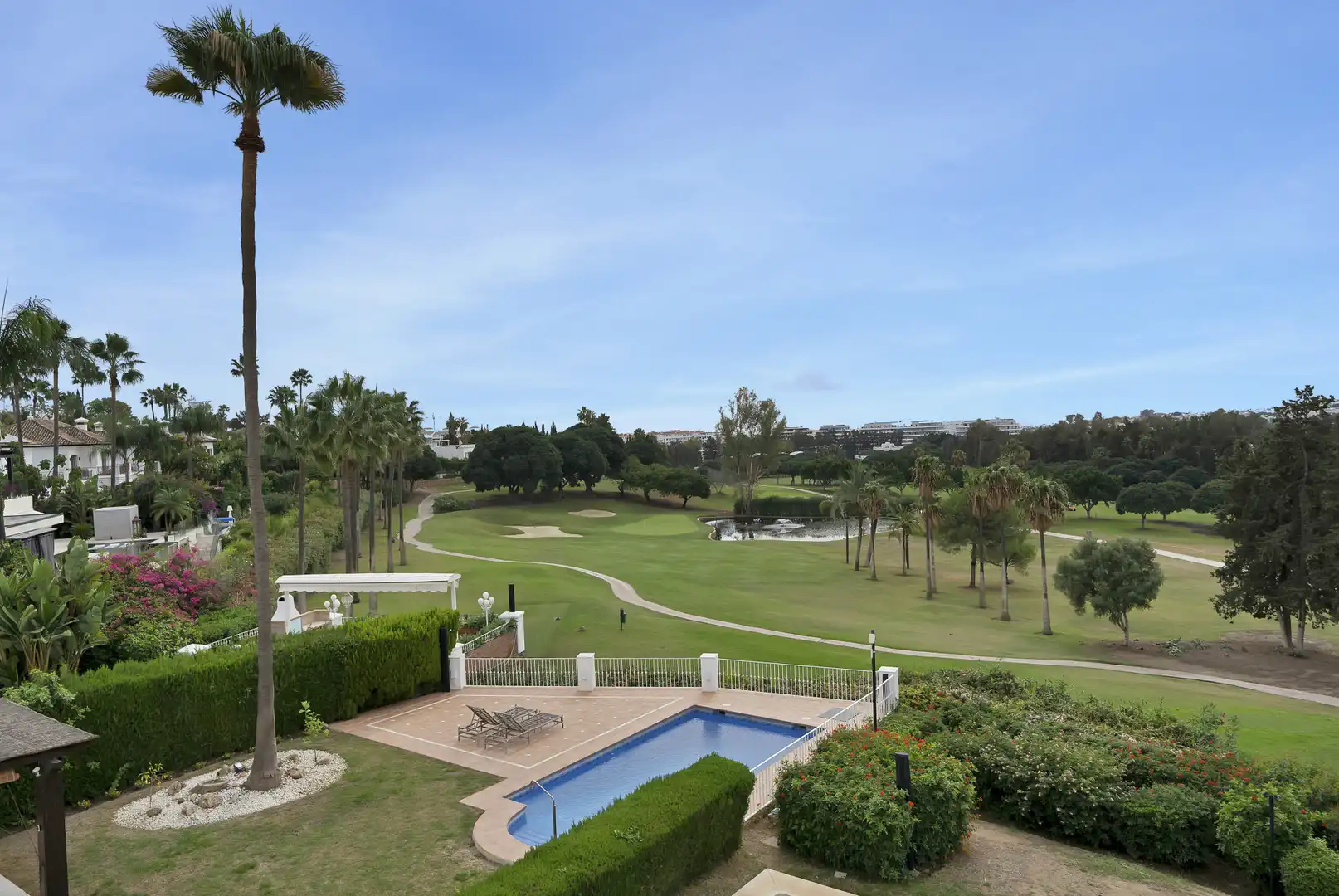 Jardín de Apartamento en venta en Marbella con Aire acondicionado, Terraza y Piscina