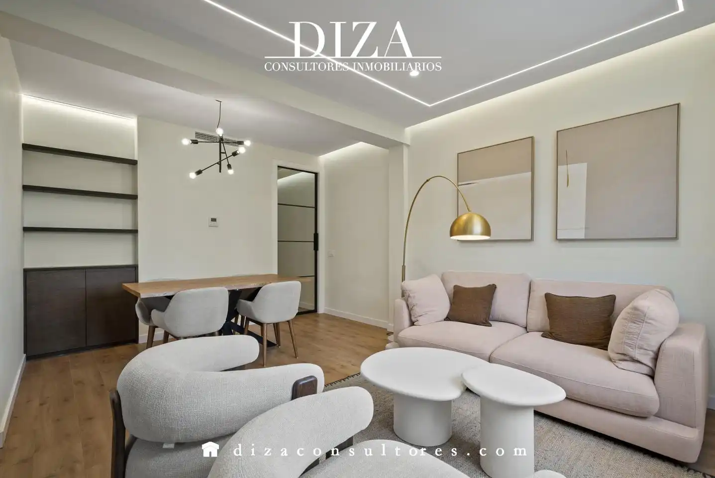 Wohnzimmer von Wohnung zum Verkauf in Madrid mit Klimaanlage, Heizung und Abstellraum