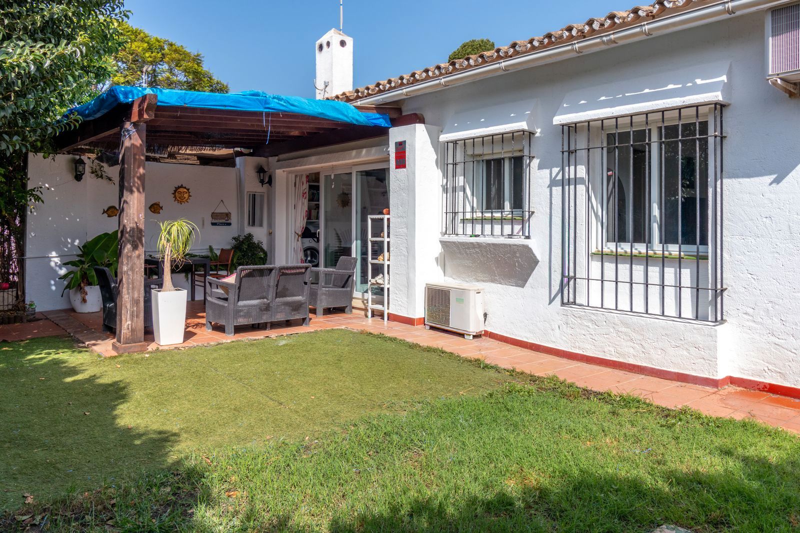 Jardí de Finca rústica en venda en Estepona amb Aire condicionat, Jardí privat i Moblat