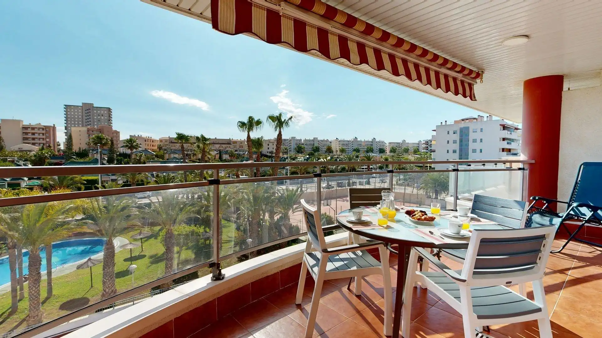 Terrace of Apartments for rent in Elche / Elx  with Air Conditioner, Heating and Private garden